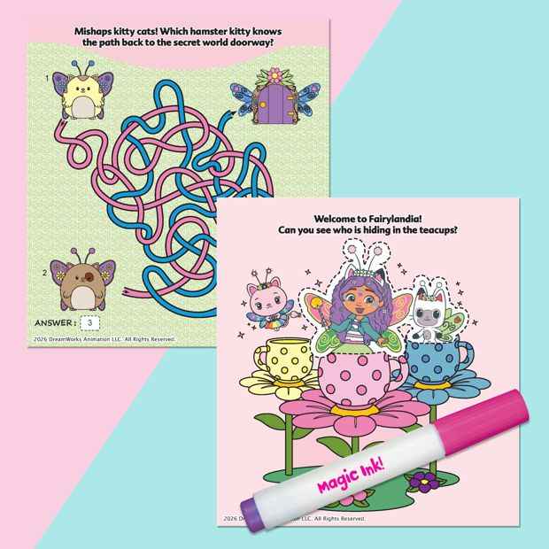 Magic Ink Activity Book - 24 Pages
