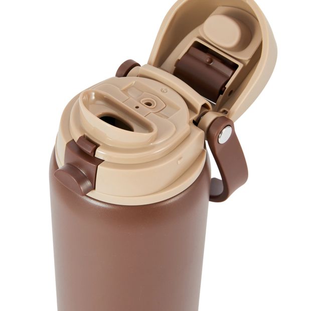 Anko 940ml Chocolate Dual Lid Bottle