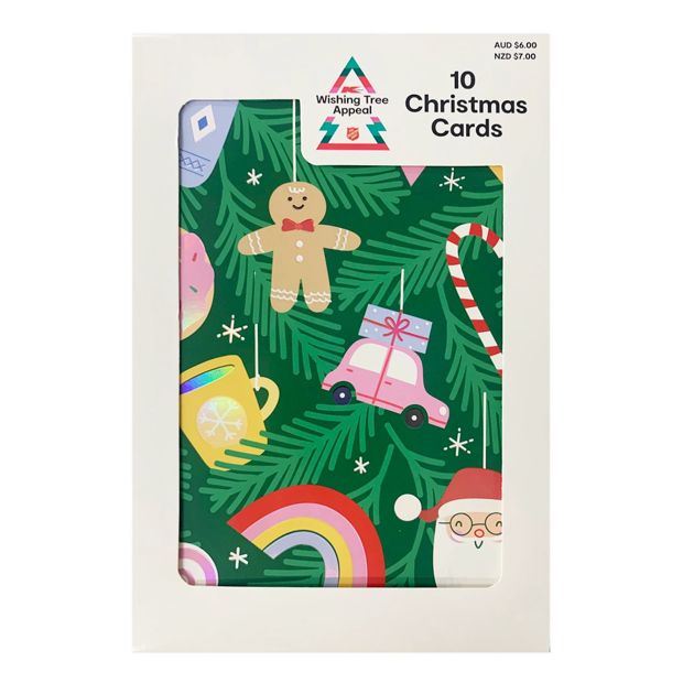 Wishing Tree 10 Pack Christmas Cards - Assorted
