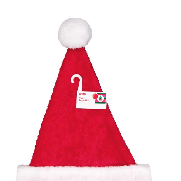 Anko Plush Santa Hat