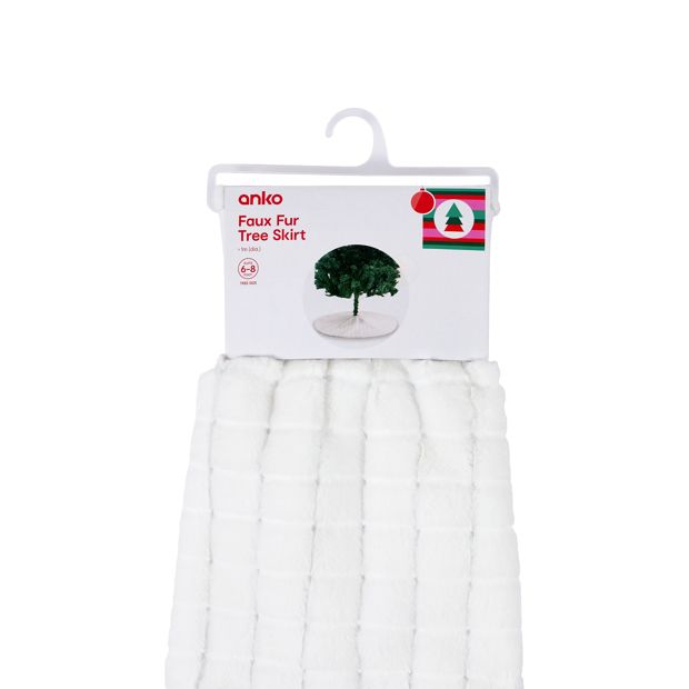 Anko Faux Fur Tree Skirt