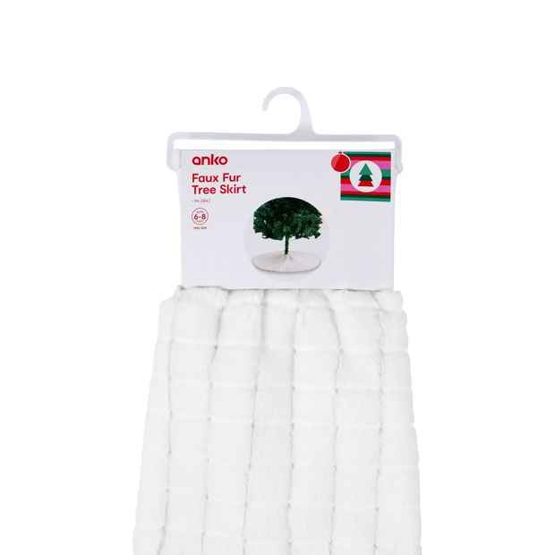 Anko Faux Fur Tree Skirt