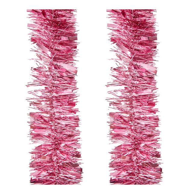 Anko 6m Pink Christmas Tinsel