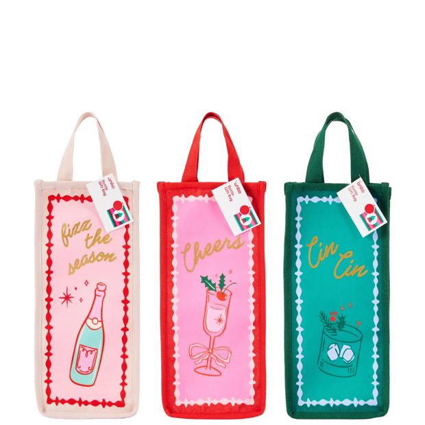 Anko Bottle Gift Bag - Assorted