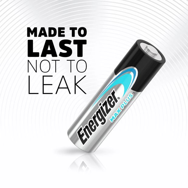 4 Pack Energizer Max Plus AAA Alkaline Batteries