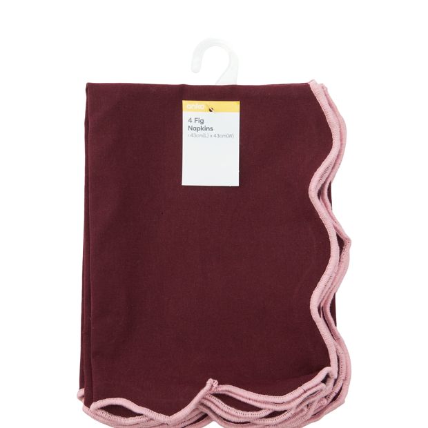 Anko 4 Pack Fig Napkins