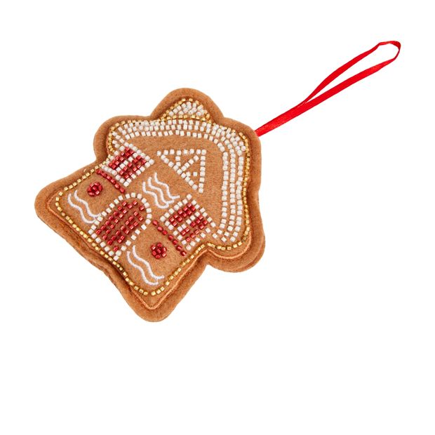 Anko Beaded Christmas Icon Decoration - Assorted