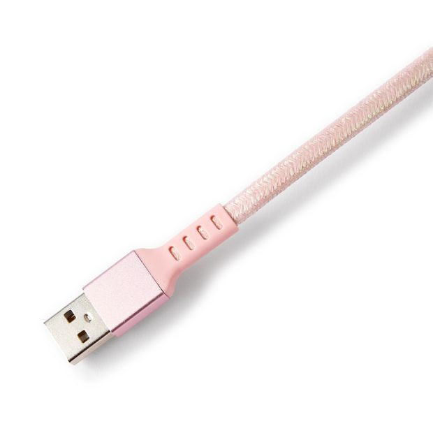 Anko USB-A to Lightning Cable - Pink