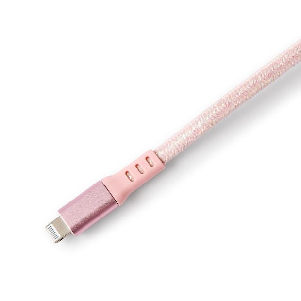 Anko USB-A to Lightning Cable - Pink