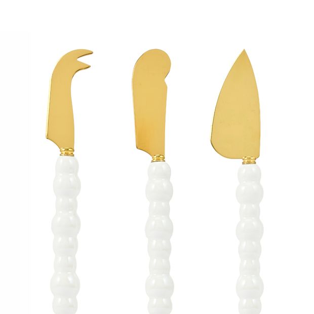 Anko 3 Pack Pearl Cheese Knives