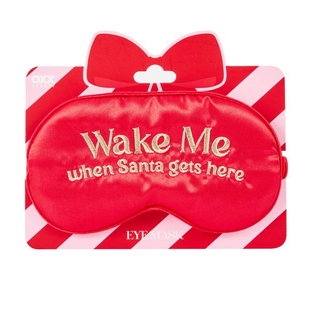 OXX Beauty Eye Mask - Wake Me When Santa Gets Here