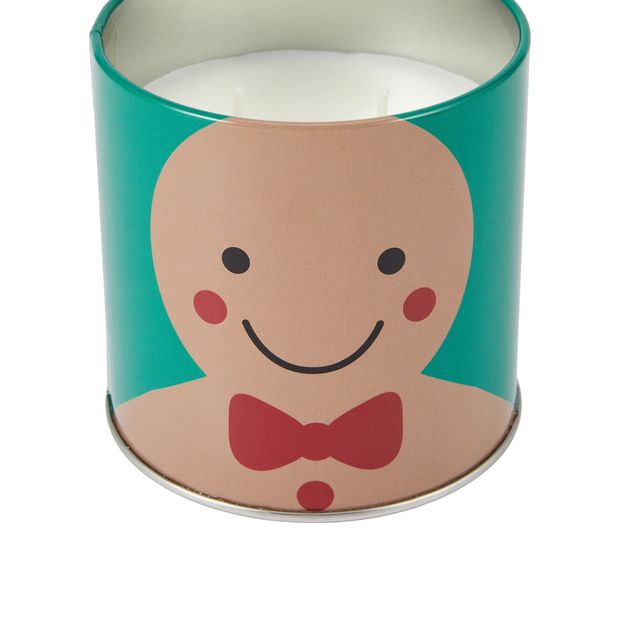 Anko Christmas Gingerbread Tin Candle
