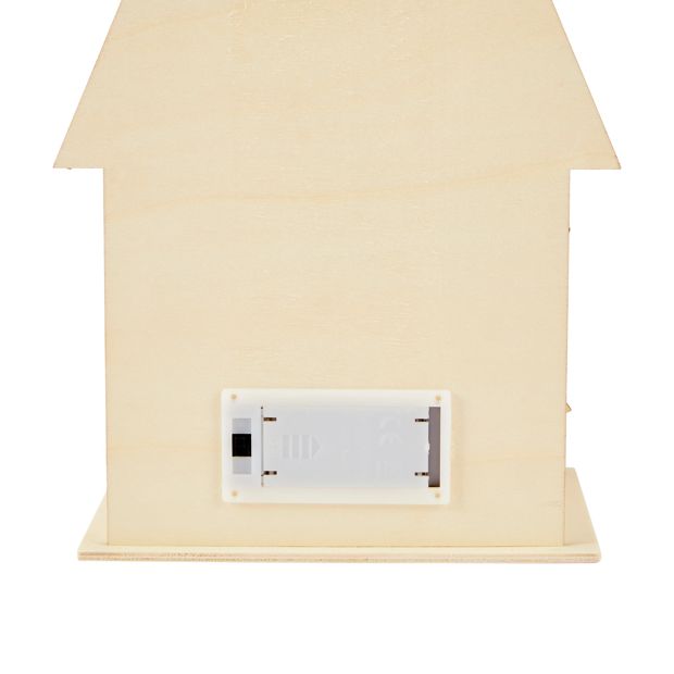 Anko Craft Wood Blank LED Christmas House