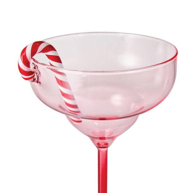 Anko Candy Cane Margarita Glasses
