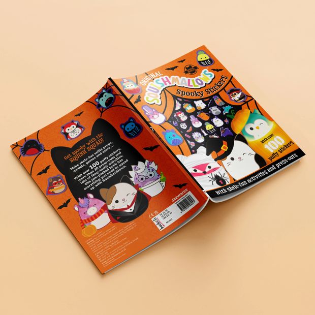 Original Squishmallows Spooky Stickers Book