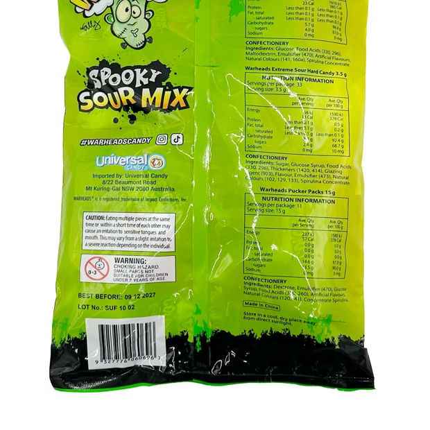 Warheads Spooky Sour Mix 436g