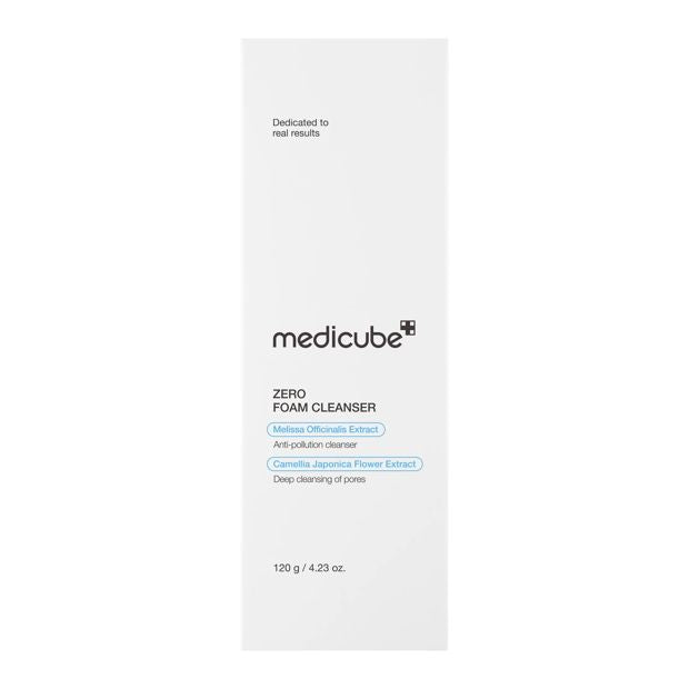 Medicube Zero Foam Cleanser 120g - Melissa Officinalis Extract and Camellia Japonica Flower Extract
