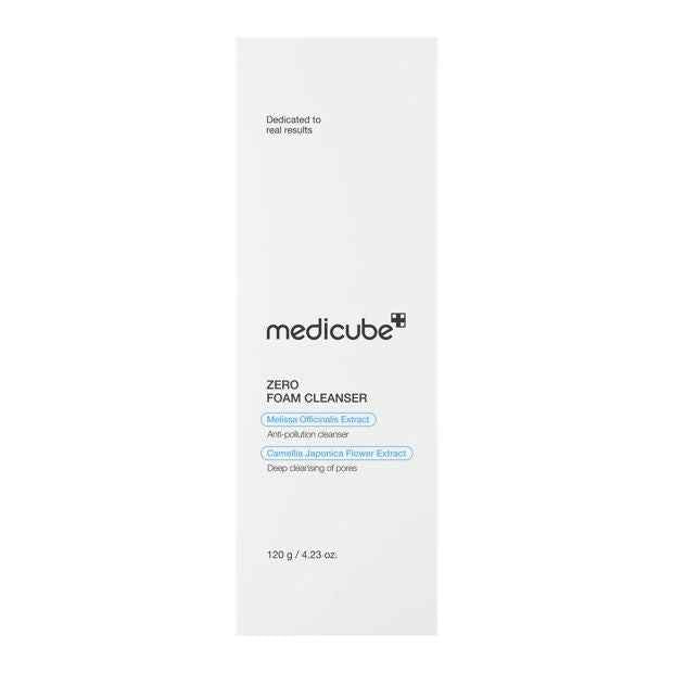 Medicube Zero Foam Cleanser 120g - Melissa Officinalis Extract and Camellia Japonica Flower Extract