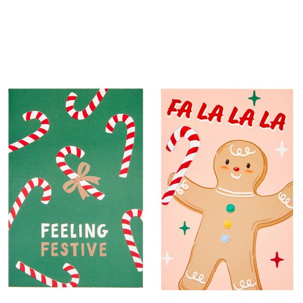 Anko 40 Pack Mini Christmas Cards - Assorted