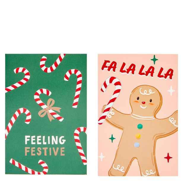 Anko 40 Pack Mini Christmas Cards - Assorted