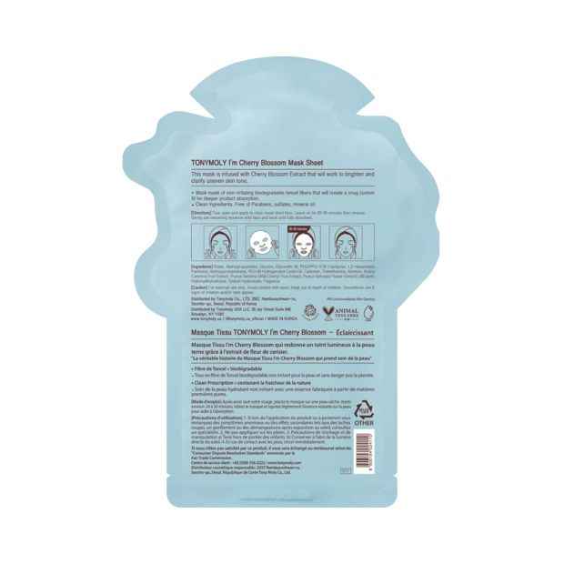 Tony Moly I'm Cherry Blossom Brightening Mask Sheet