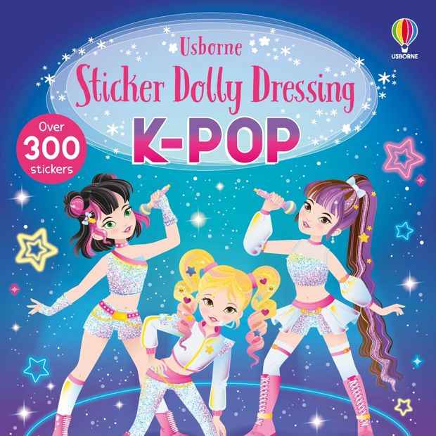 Usborne Sticker Dolly Dressing: KPop by Lesley Sims - Book