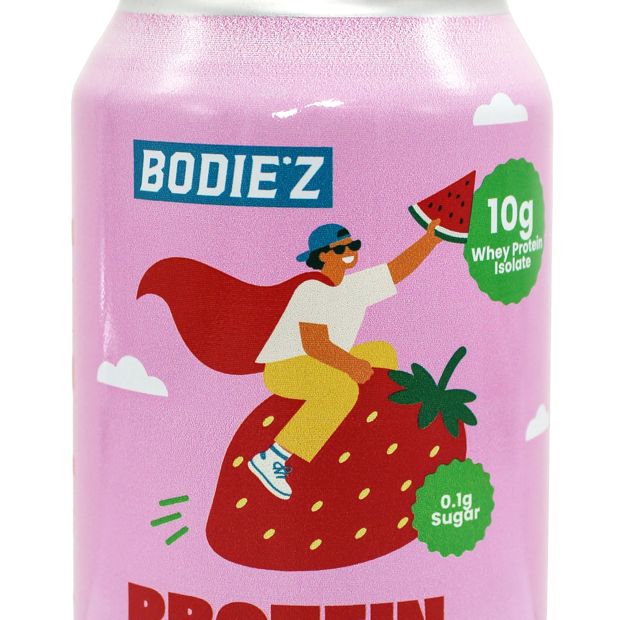 Bodiez Protein Strawberry Watermelon Flavour Drink 375ml