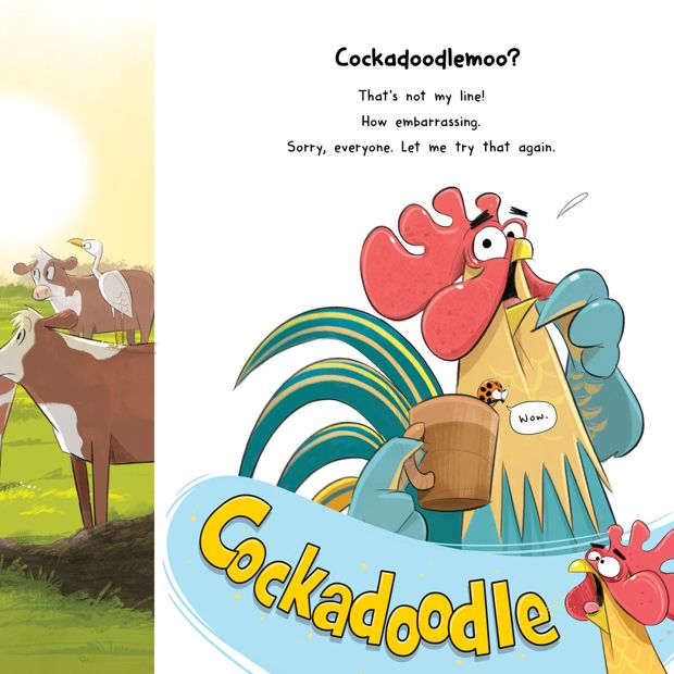 Cockadoodle Moo? by Tanya Hennessy - Book