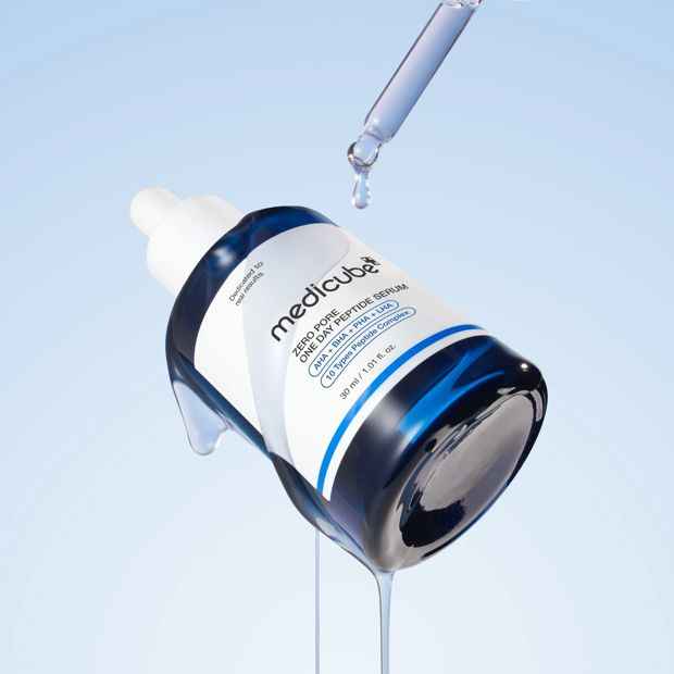Medicube Zero Pore One Day Peptide Serum 30ml - AHA, BHA, PHA and LHA