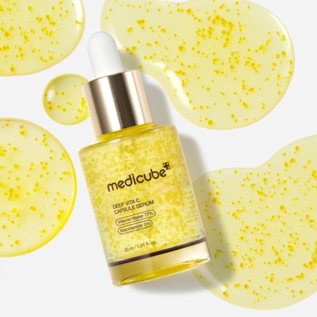 Medicube Deep Vita C Capsule Serum 30ml - Vitamin Water 77% and Niacinamide 5%