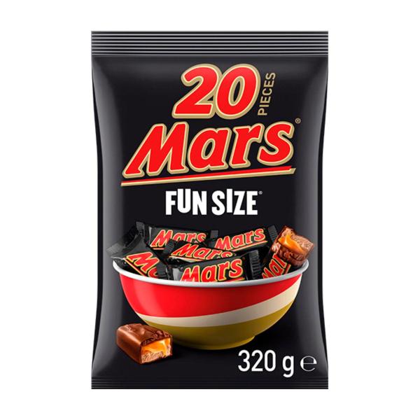 MARS CHOCOLATE PARTY SHARE BAG 20PC 320G