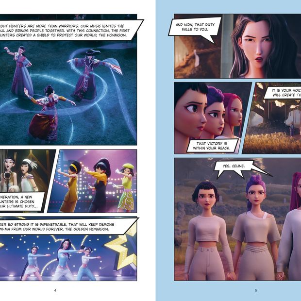 KPop Demon Hunters The Official Movie Graphic Novel - Book