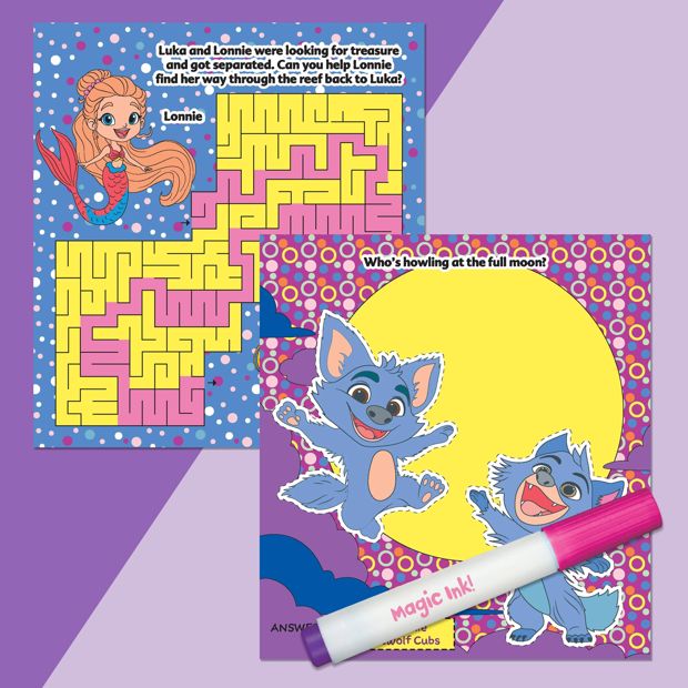 INKredibles Magical World Mess Free Magic Ink Pictures - Book