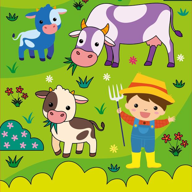 Mess Free Magic Painting: Farm - Book