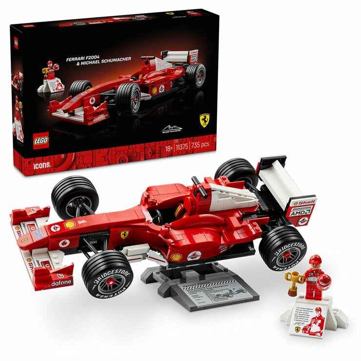 LEGO Icons Ferrari F2004 and Michael Schumacher 11375