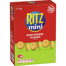 Ritz Mini Crackers Sour Cream & Onion Flavour 155g