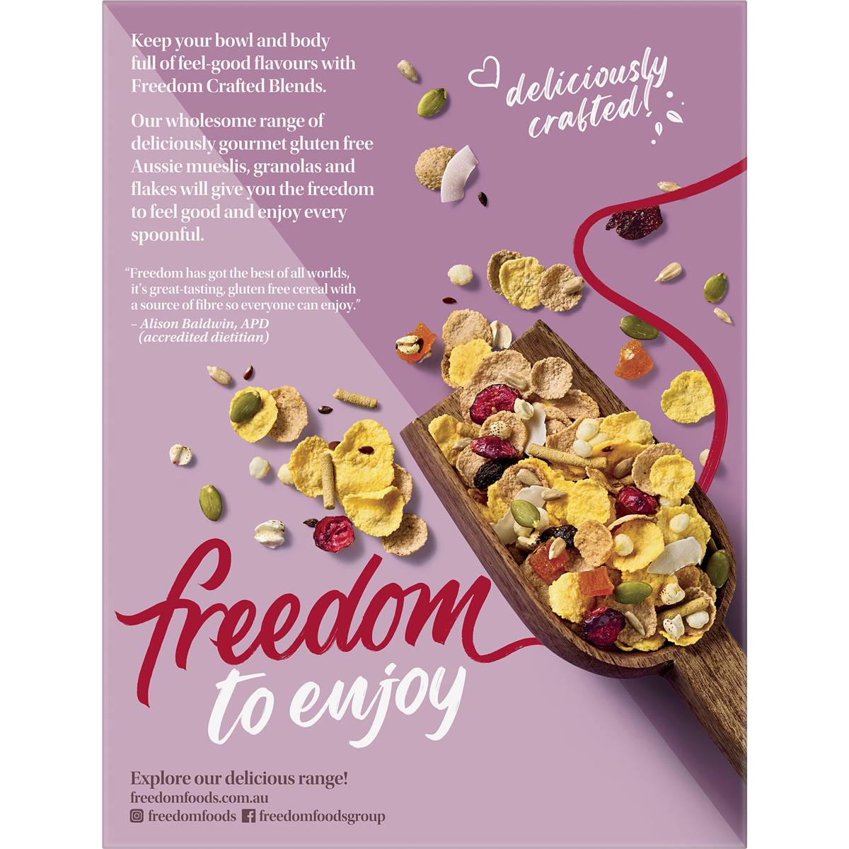 Freedom Fruit & Seed Muesli 400g