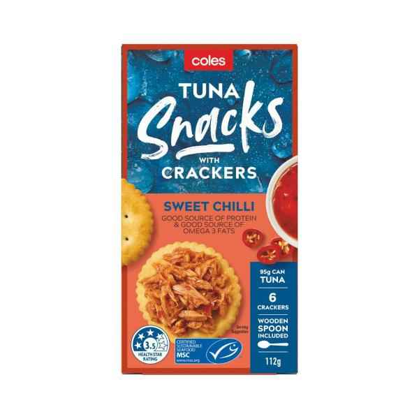 Tuna Snacks With Crackers Sweet Chilli