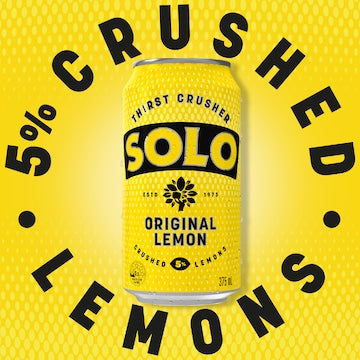 Solo Original Lemon Soft Drink Cans Multipack 375mL x 10 pack