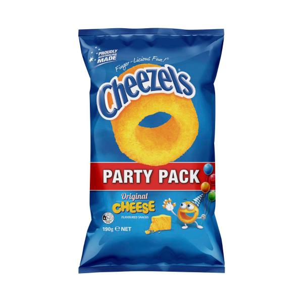 CHEEZELS SNACKS:CHEESE 190 GRAM