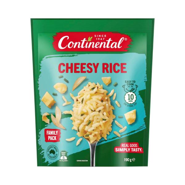 CONTINENTAL RICE FAMILY CHEESY 190G