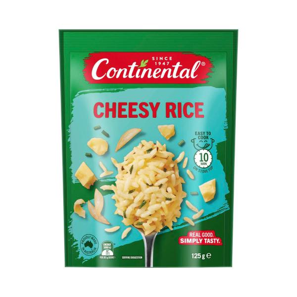 CONTINENTAL RICE CHEESY 125 GR