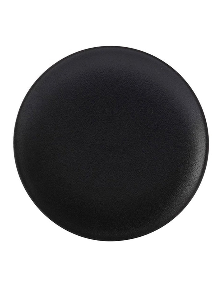 Caviar Coupe Plate 27.5cm in Black