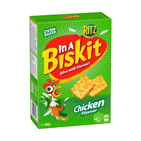 RITZ IN A BISKIT FLAVOURED CRACKERS CHICKEN 160 GRAM