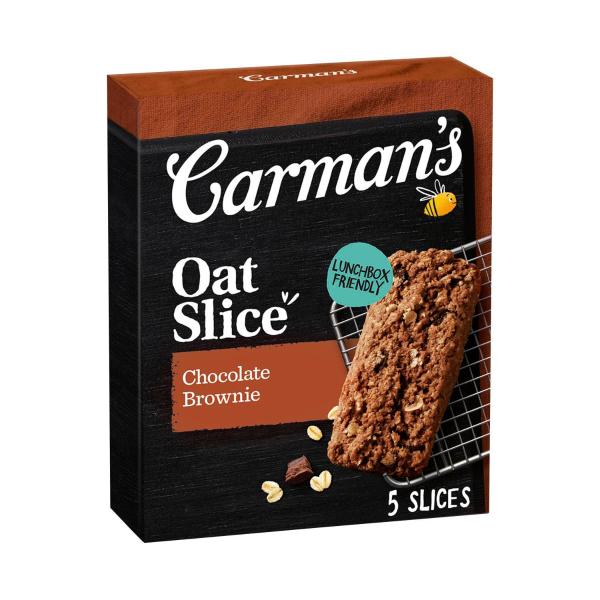 CARMANS OAT SLICES BELGIAN CHOC 5 PACK