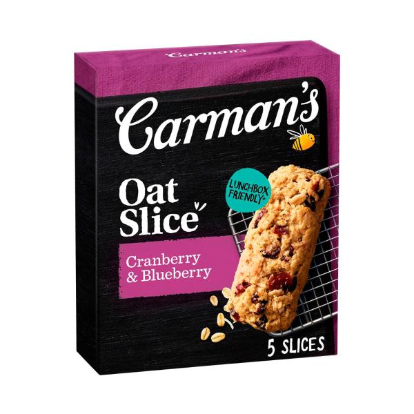 CARMANS OAT SLICES BERRY 5 PACK
