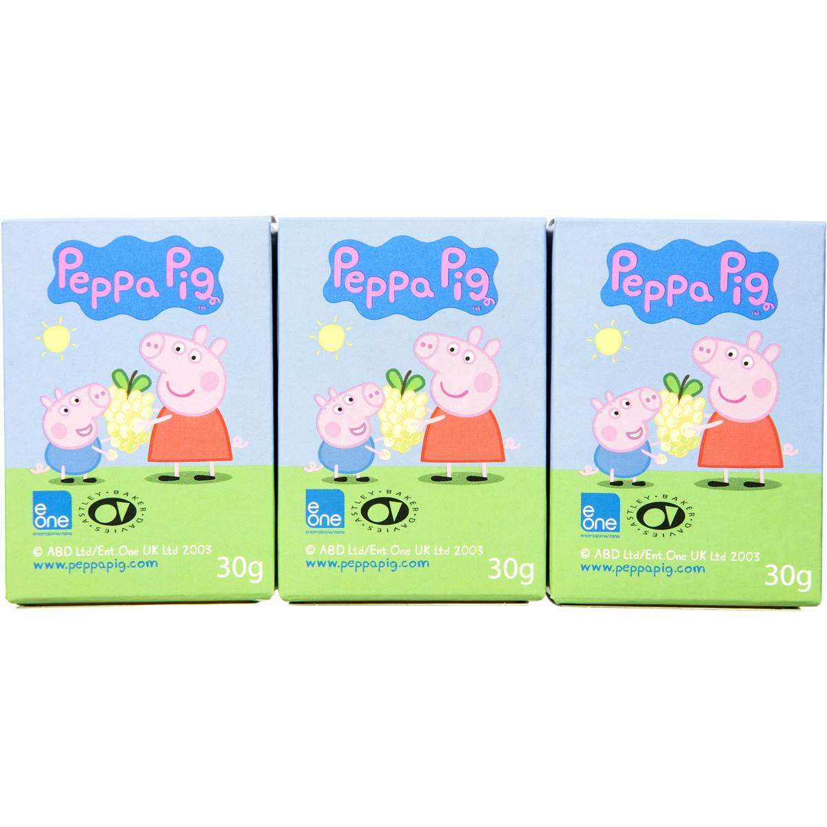 Peppa Pig Sultanas Yoghurt Coated 6x30g