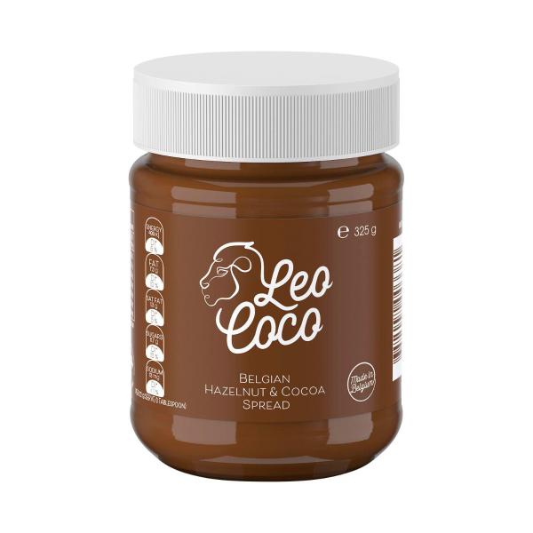 LEO COCO BELGIAN MILK CHOCOLATE & HAZELNUT SPREAD 325G