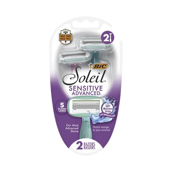 BIC SOLEIL SENSITIVE ADVANCE RAZOR 2 PACK