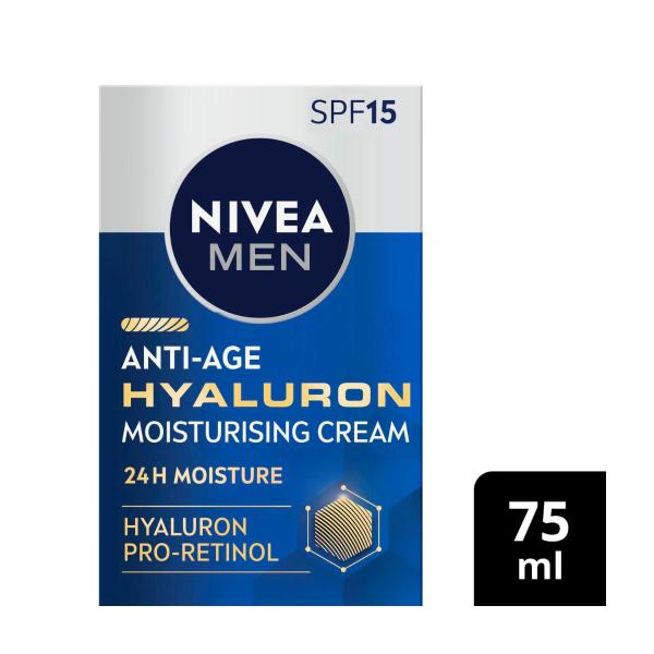NIVEA MEN ANTI-AGE FACE MOISTURISING CREAM SPF15 50ML